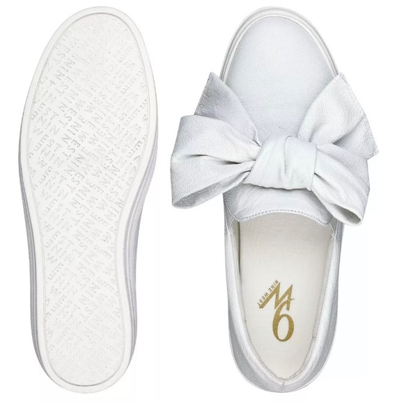 nine west onosha bow sneaker